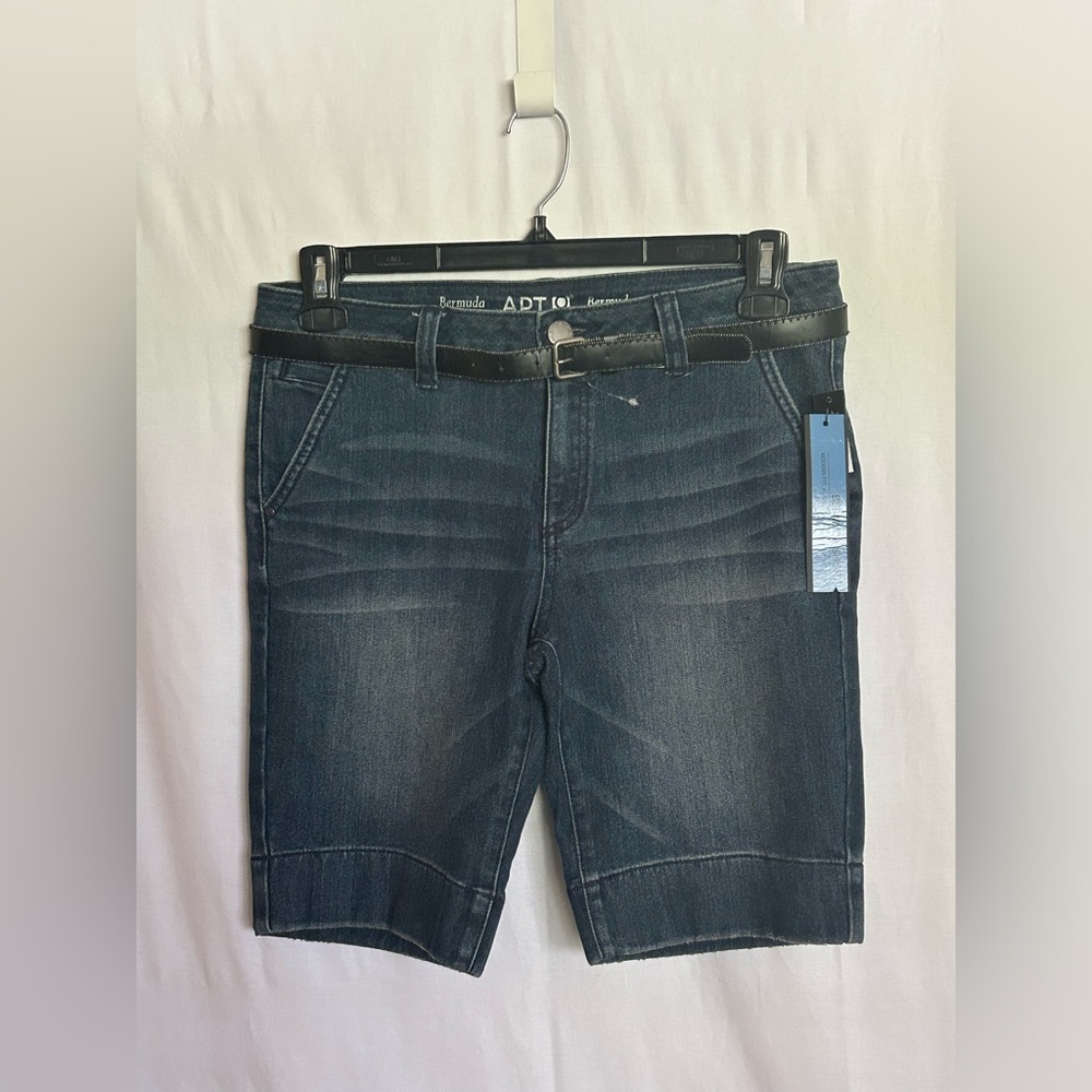Apt. 9 - Women’s Blue Denim Bermuda Shorts